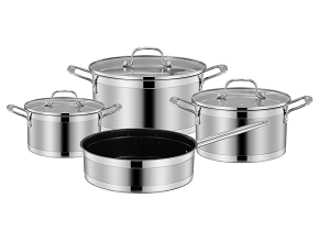 Bộ nồi inox Aulux đáy từ